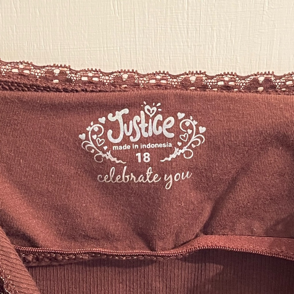 Brown Lace Trim Cami - Picture 4 of 4